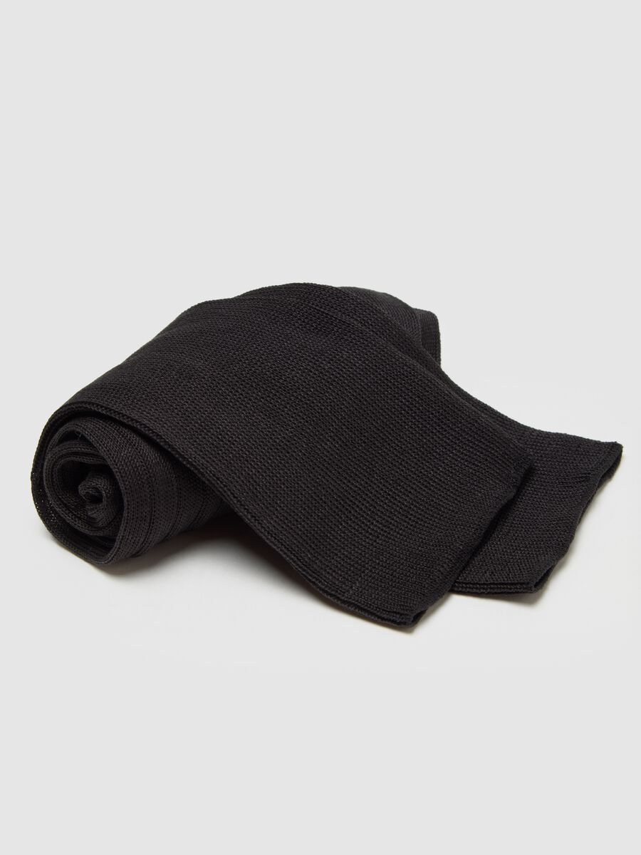 Black pure cotton socks bipack set_2