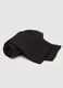 Black pure cotton socks bipack set_2