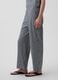 Checked linen-blend trousers_3