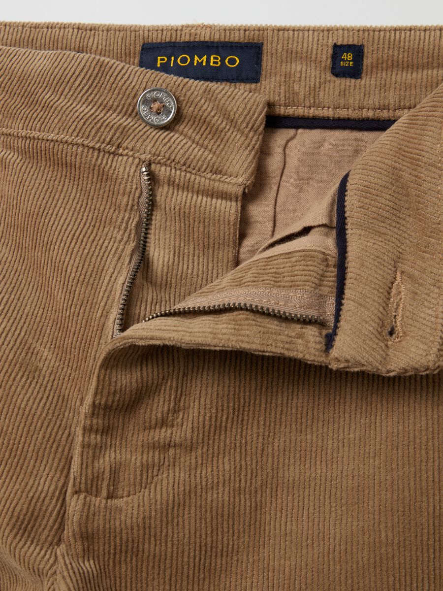 Corduroy chino trousers_5