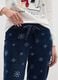 Regular fit festive pyjamas in multicoloured fleece blend_3