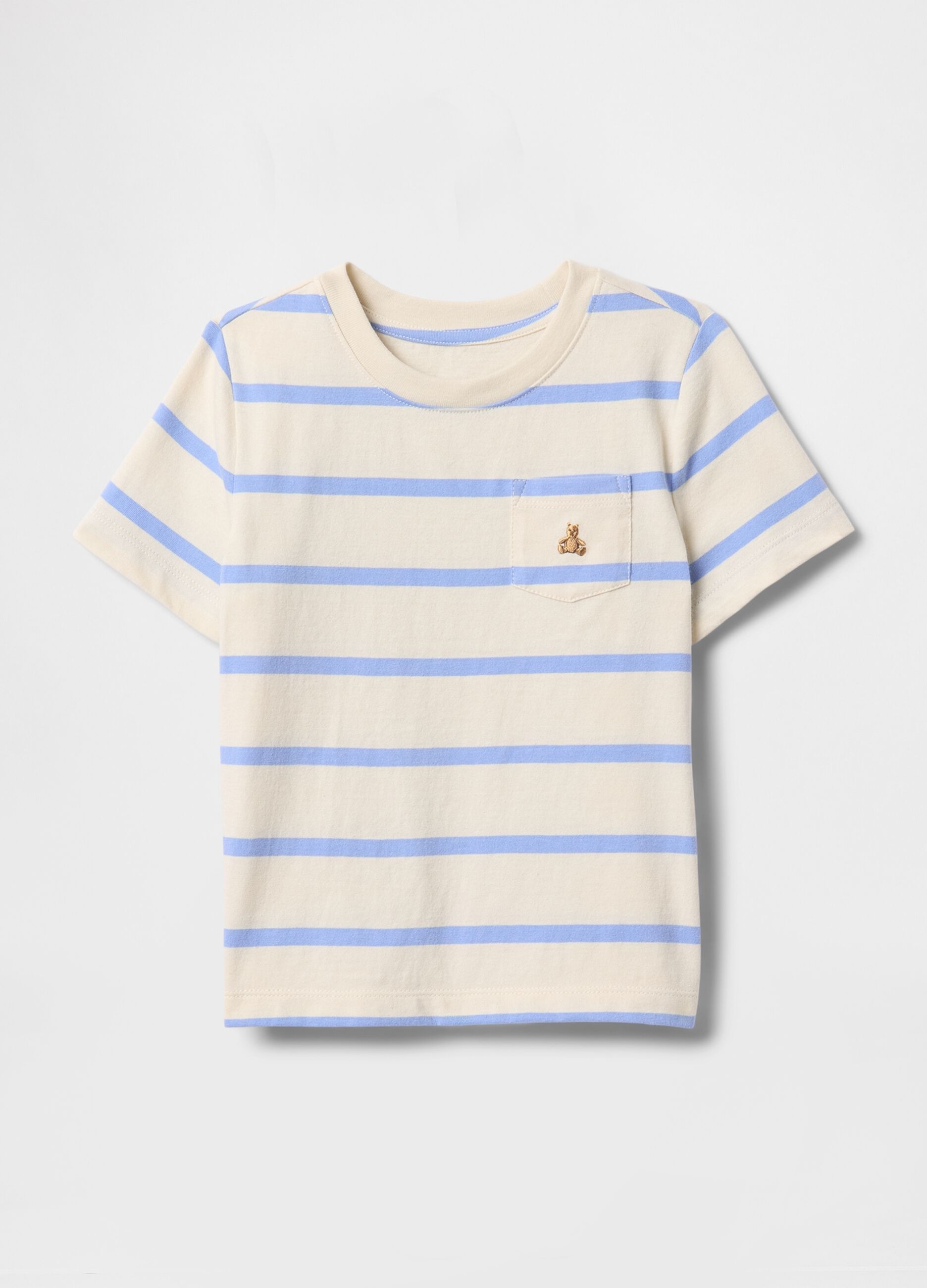 Horizontal Stripe Cotton T-shirt