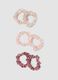 SINCERELY HAIR Small Satin Scrunchies (6-Pack) Pink & Mauve_1