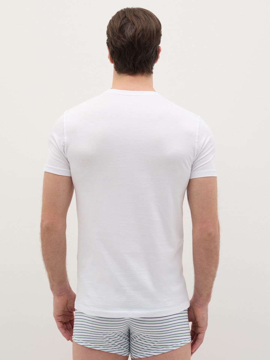 Two-pack undershirts with round neck_3