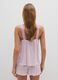 Pink pure viscose tank top with regular fit_2