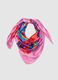 Foulard leggero multicolor con stampa floreale_0