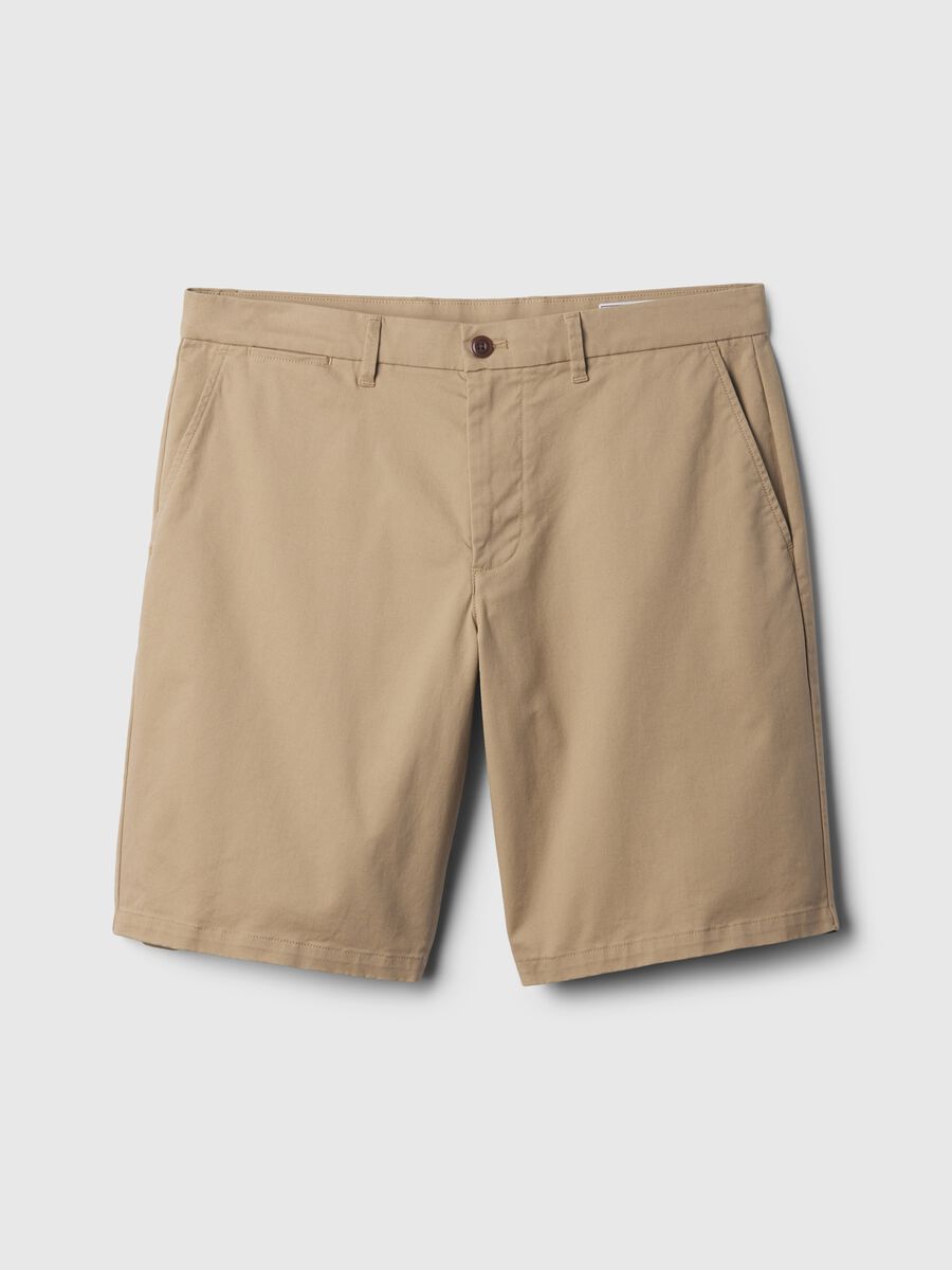 Relaxed-fit Bermuda shorts in stretch cotton_3