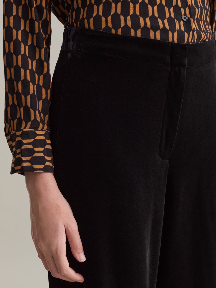 Wide-leg trousers in velvet_2