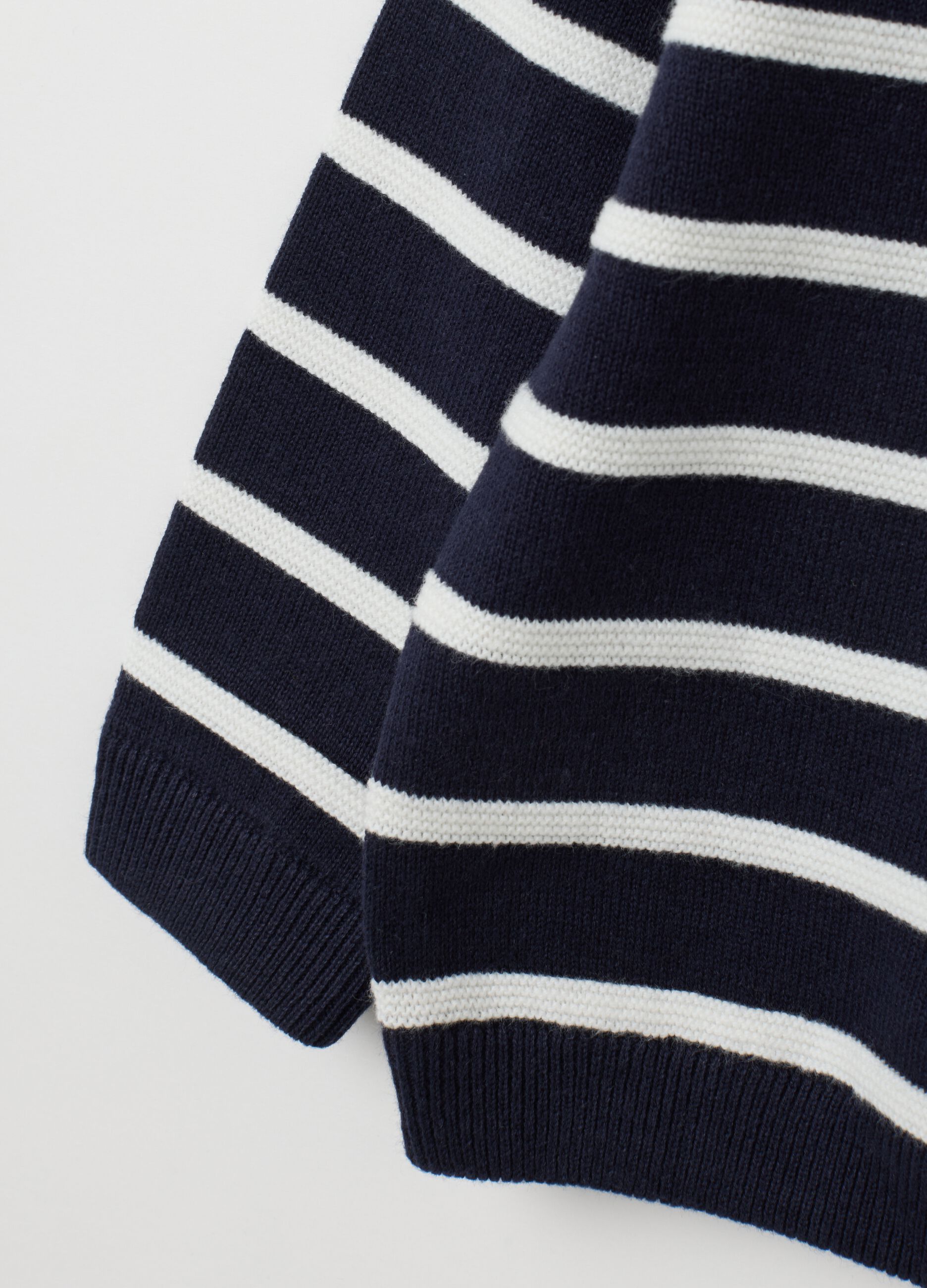 Multicolour regular fit children's sweater in pure cotton