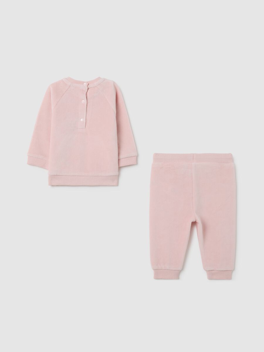 Pink Cotton Blend Baby Girl Set_1