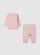 Pink Cotton Blend Baby Girl Set_1