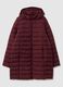 Brown padded jacket with hood_0