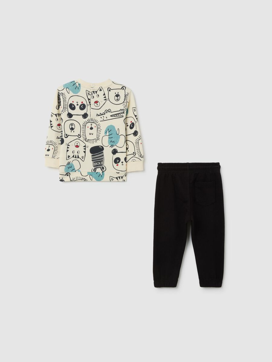 Completo da bambino in puro cotone multicolor regular fit_1