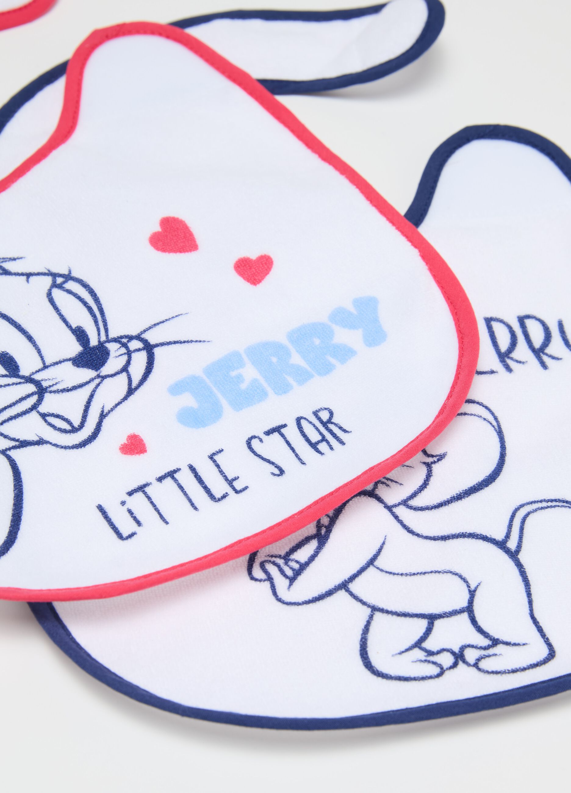 Two-pack bibs with Jerry print