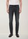 Black slim-fit stretch cotton denim jeans_2