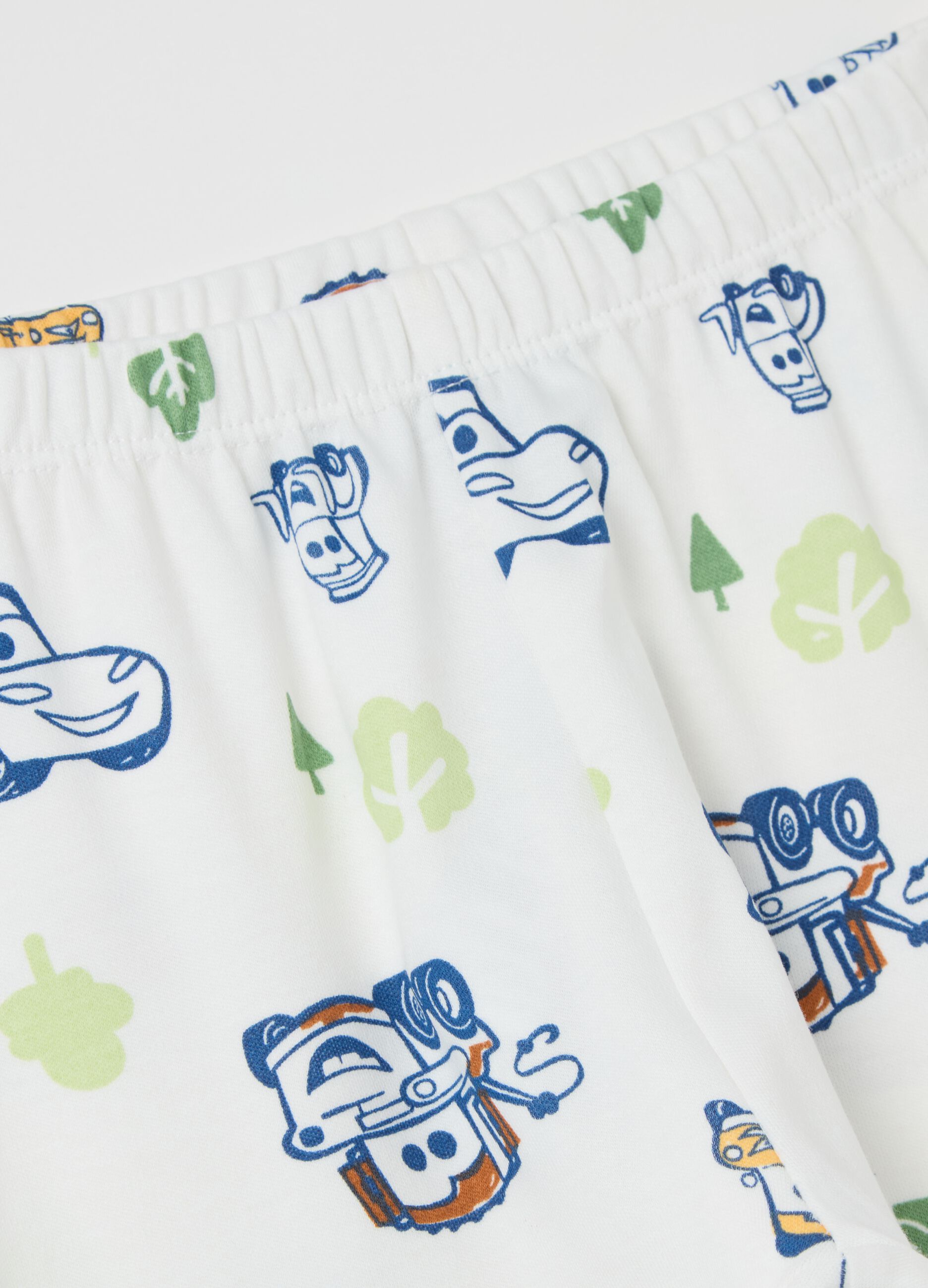 Cotton pyjamas with Cars print