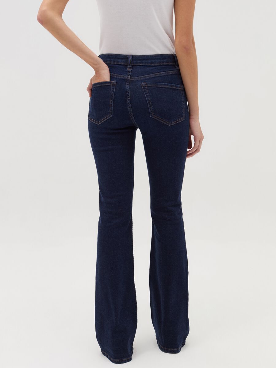 Jeans flare fit cinque tasche_2