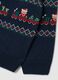 Maglione natalizio blu da bimbo regular fit_3