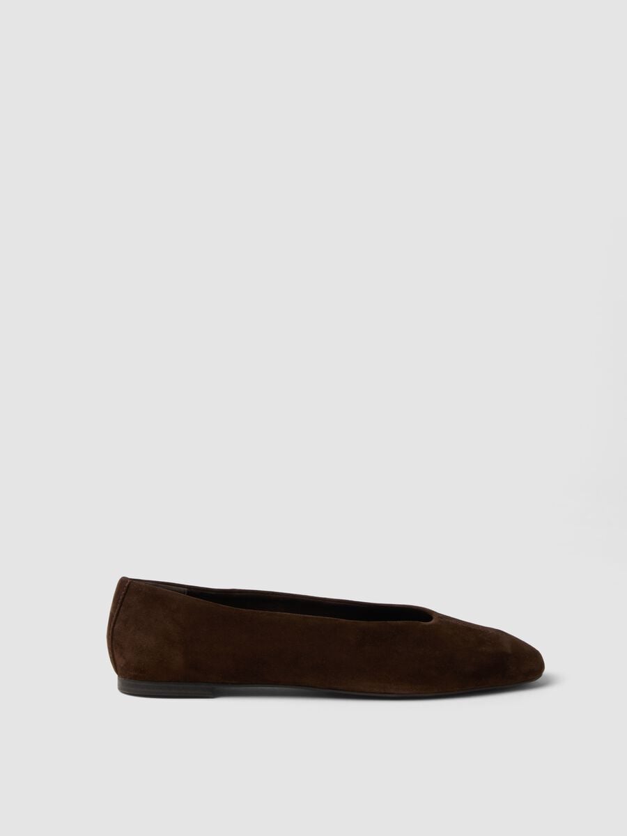 Classic brown ballerina flats_0