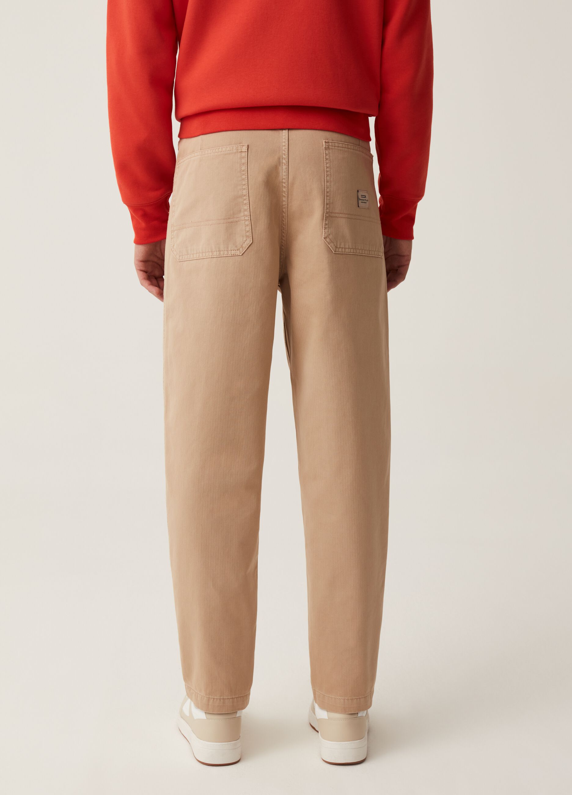 Grand&Hills trousers with herringbone weave