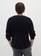 Black pure cotton regular fit pullover_3