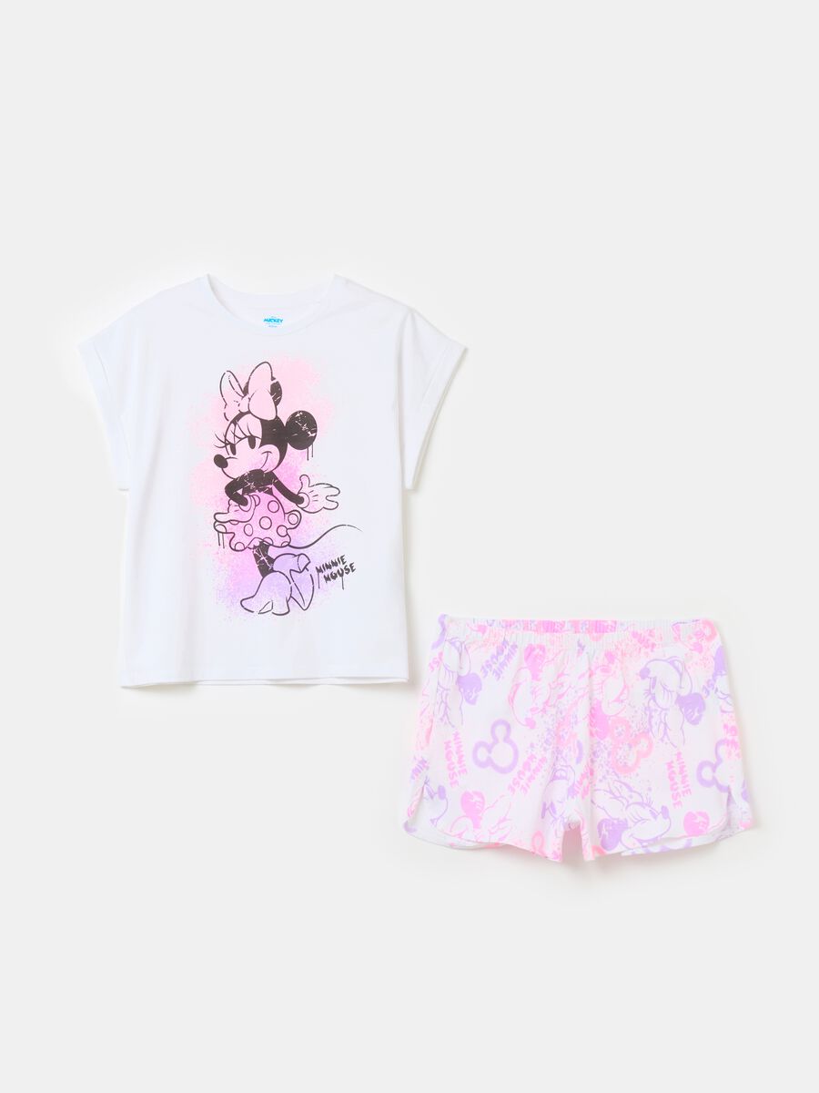 Short pyjamas with Minnie Mouse print_0