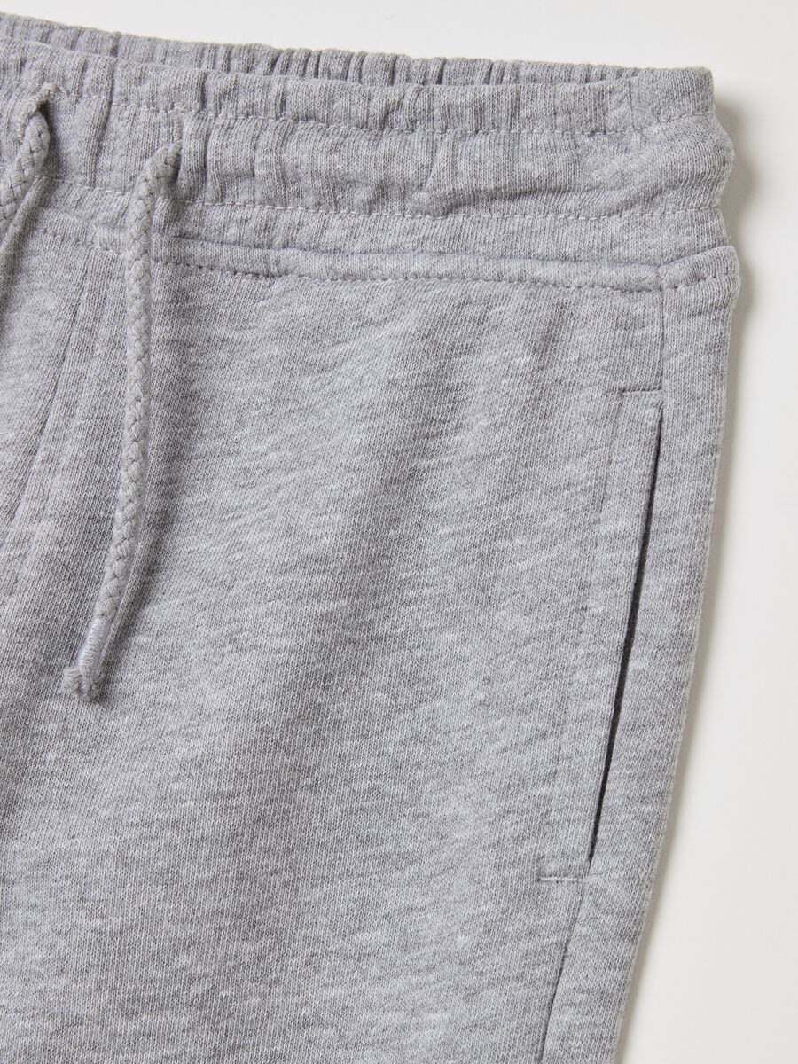 Cotton joggers with drawstring_2