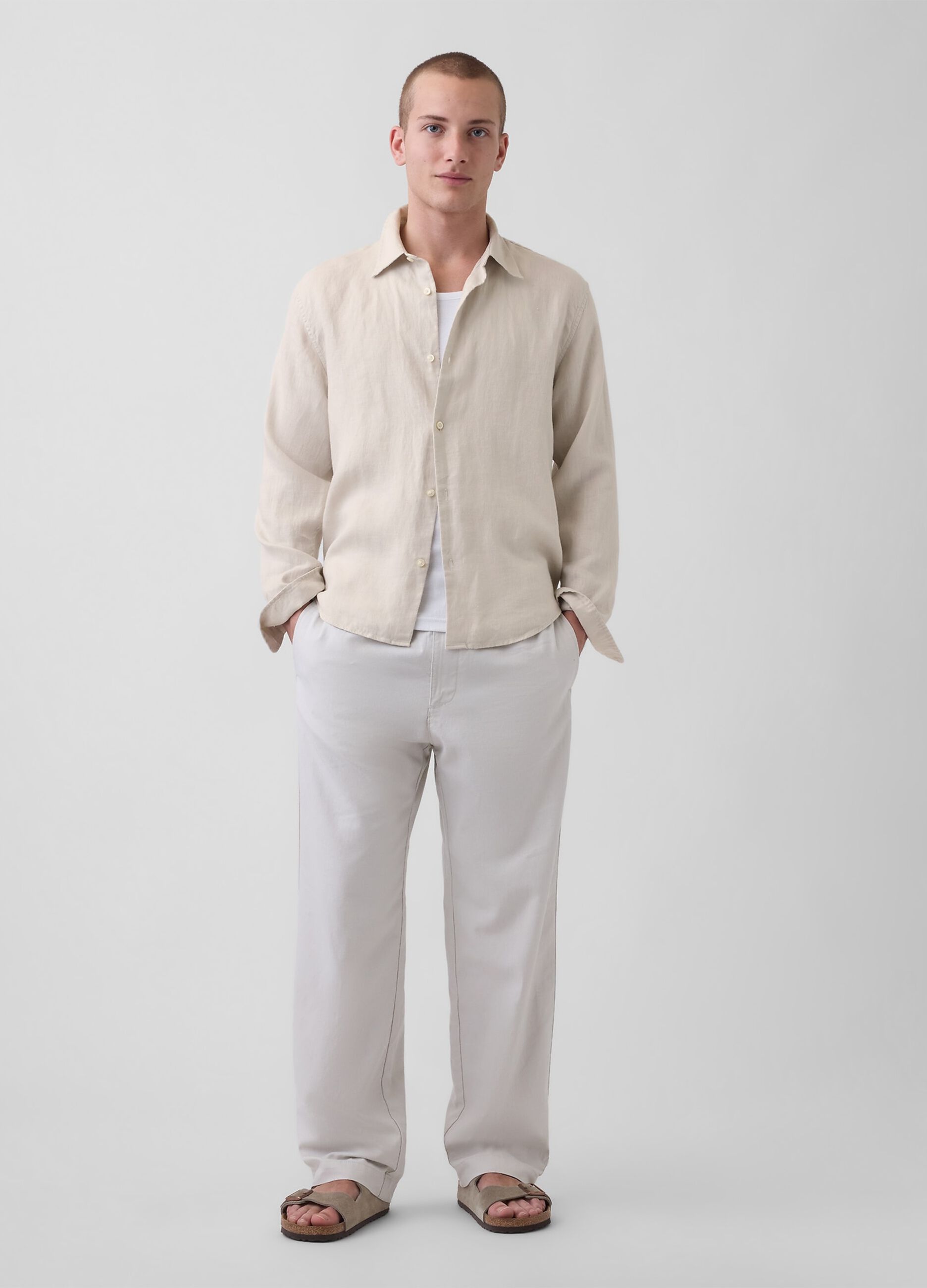 Pure linen shirt