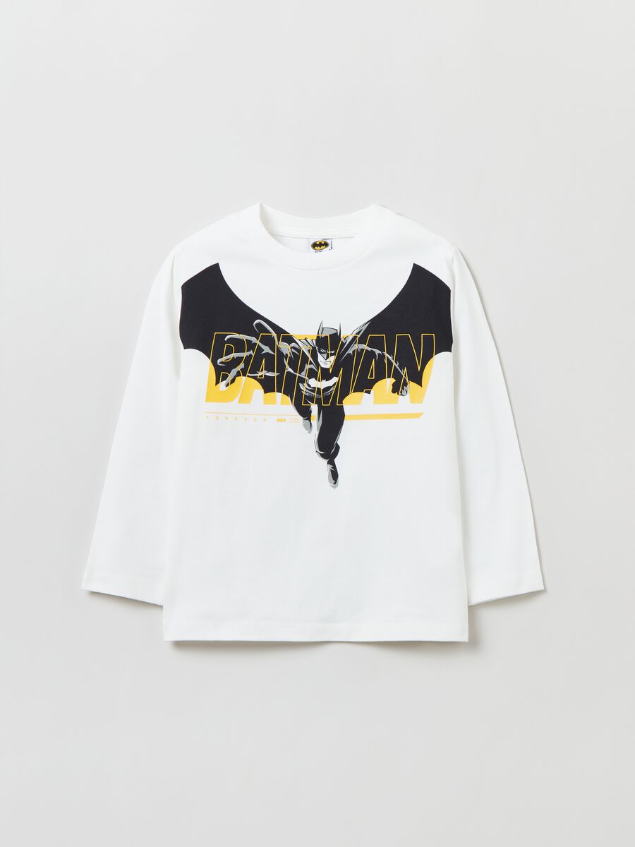 T-shirt maniche lunghe stampa Batman_0