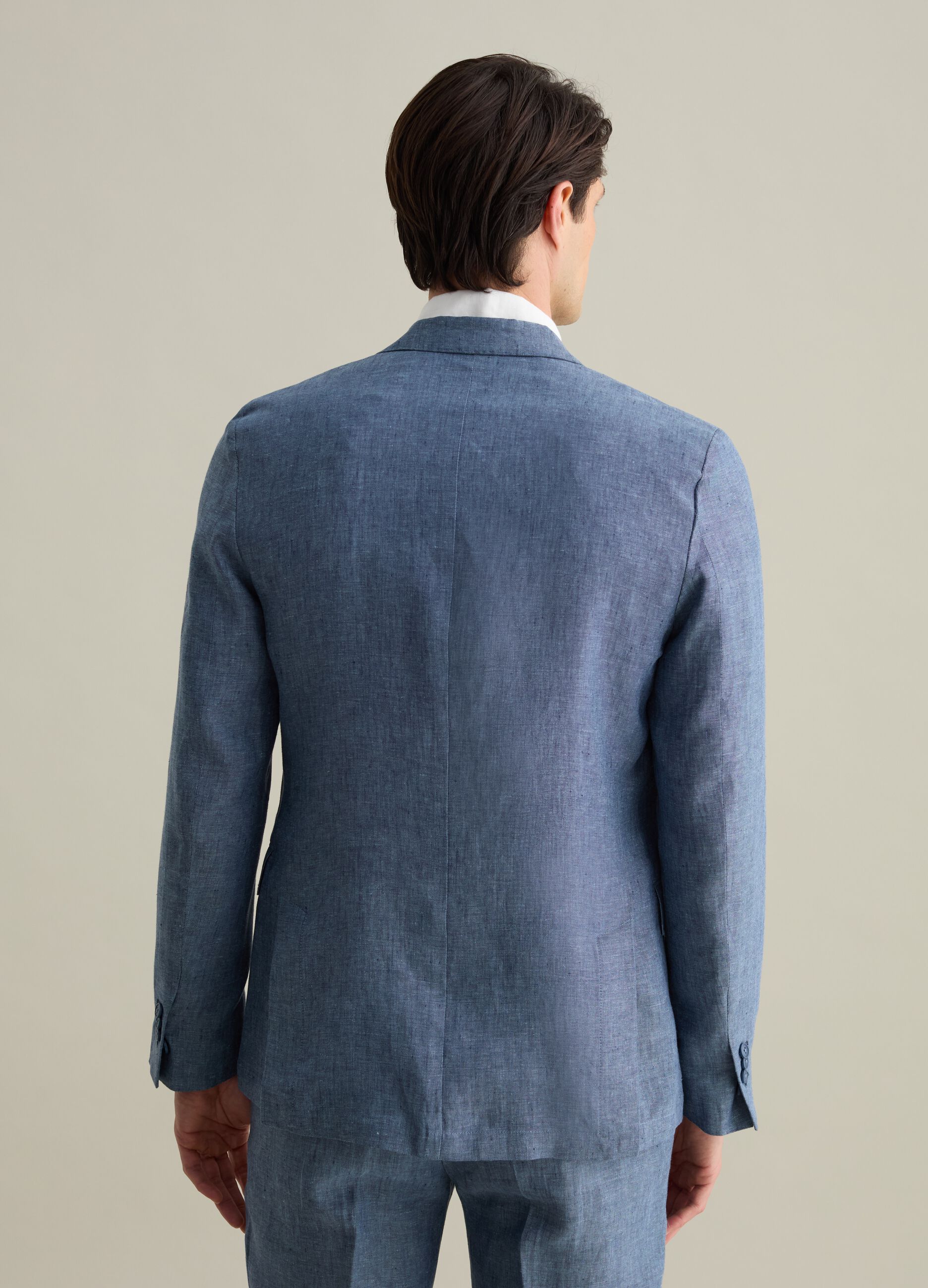 Blazer monopetto in lino
