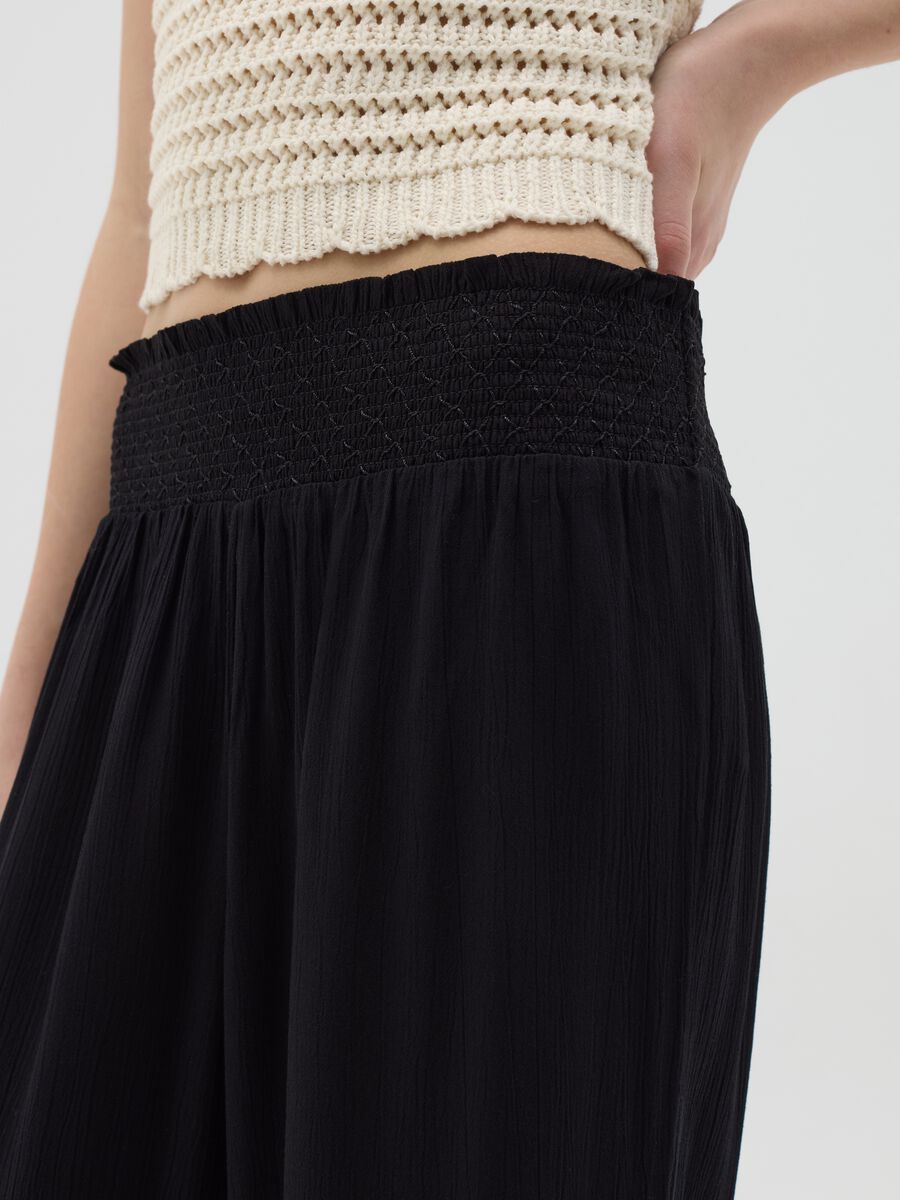 Wide Leg Black Trousers for OVS Kids_2
