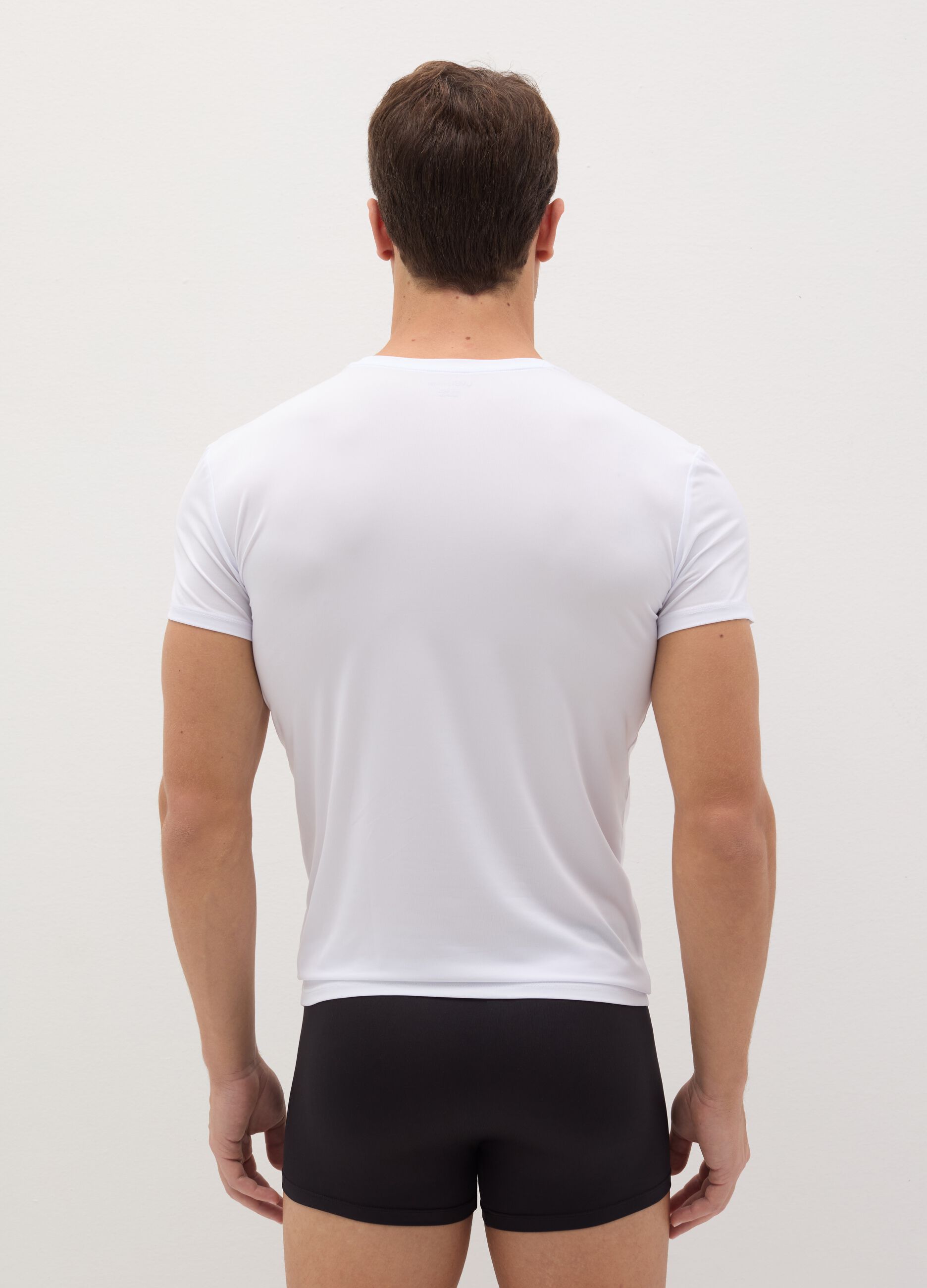 Two-pack undershirts in microfibre