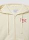 White cotton-blend hooded sweatshirt with Everlast logo_2