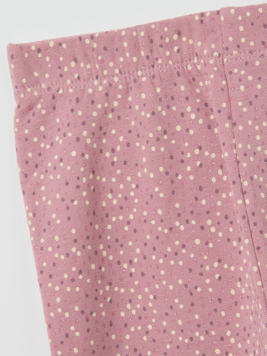 Elasticated Pink Leggings for Girls_2