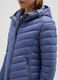 Blue padded jacket regular fit with hood_3