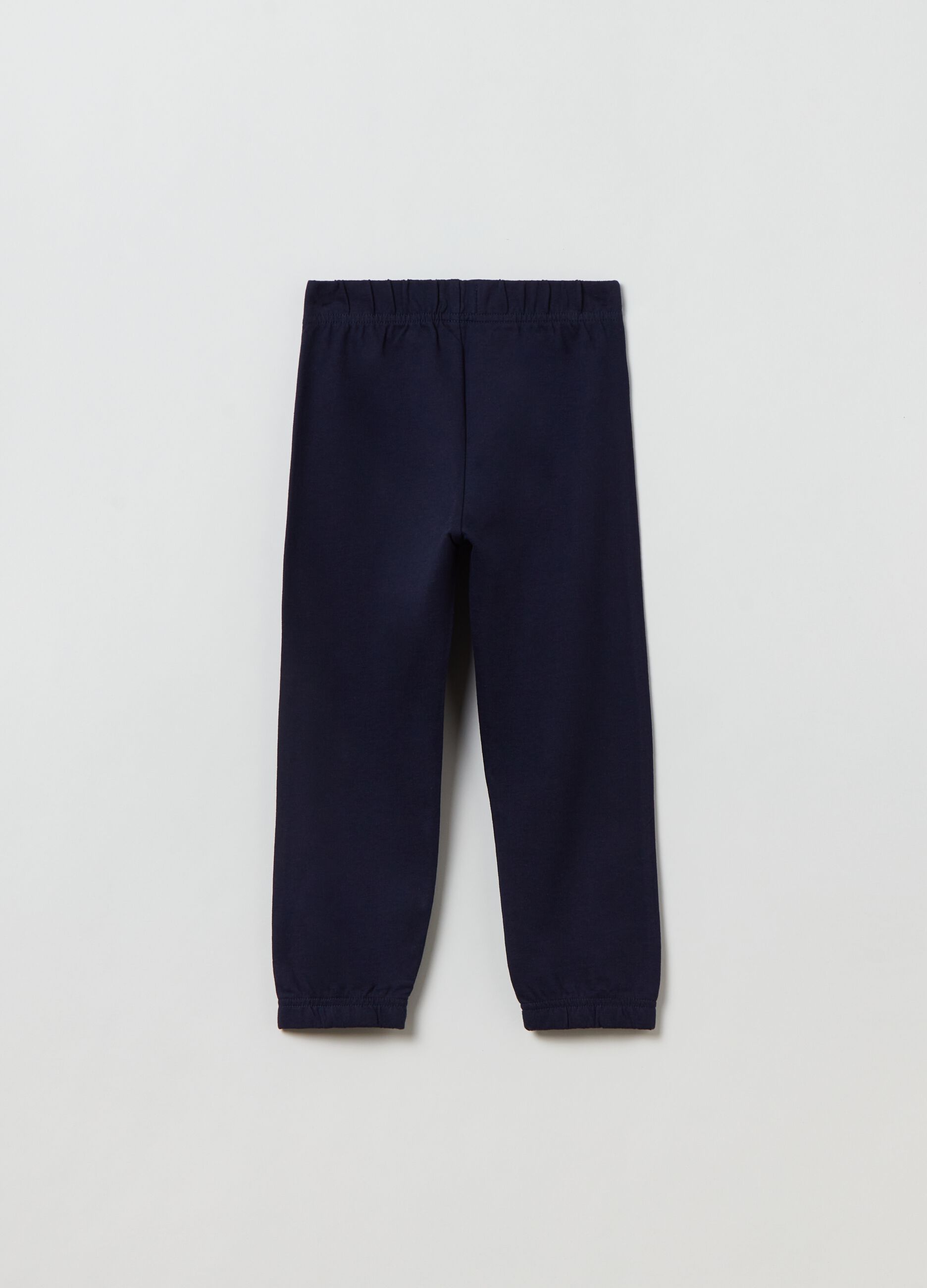 Joggers in felpa con stampa_2