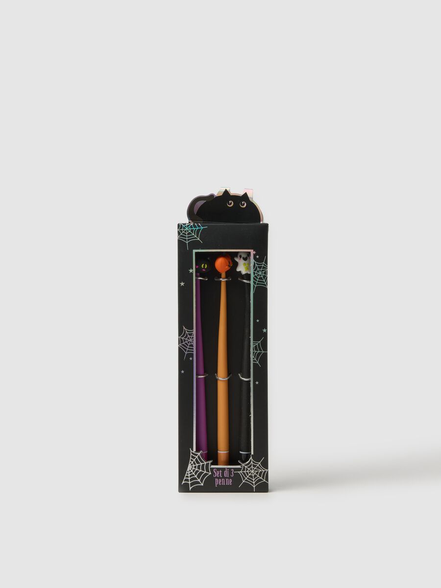 Halloween Coloured Grey Pen Set_0