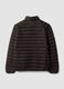 Brown Ultralight Padded Jacket, Regular Fit with Zip_6