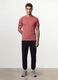 Pink pure cotton regular-fit short-sleeve T-shirt_0