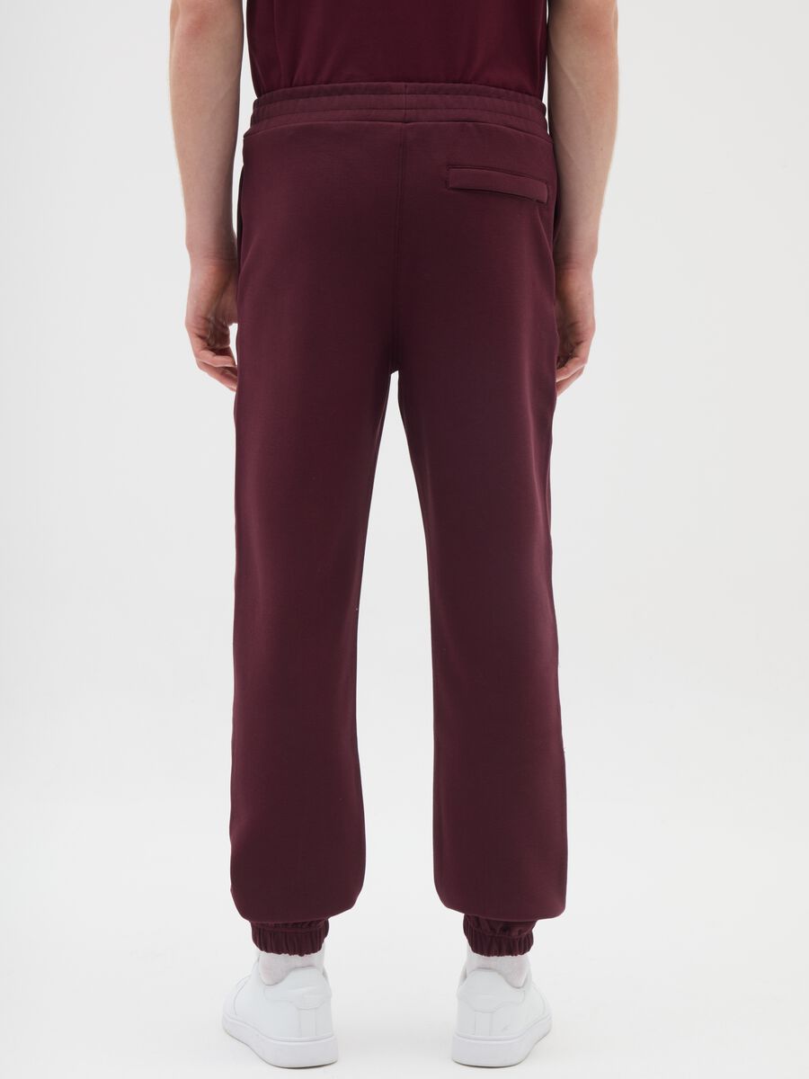 Stretch Brown Piqué Trousers_2