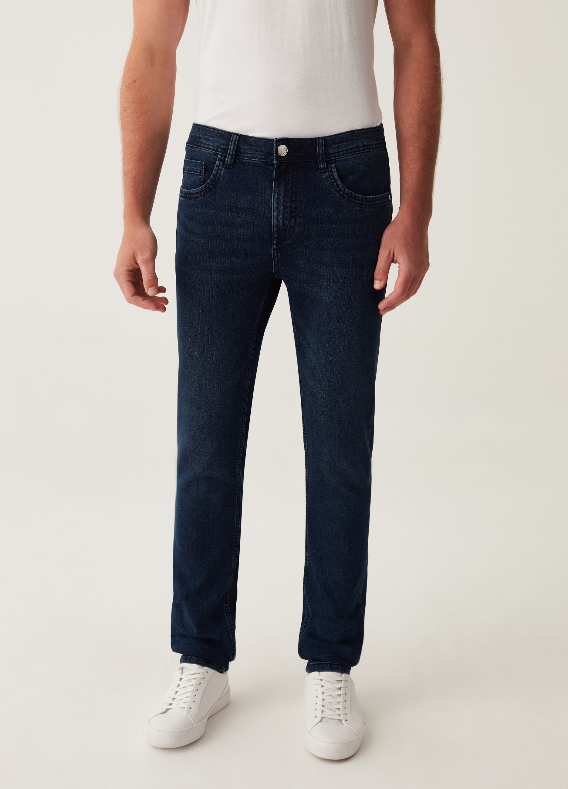 Jeans super skinny fit cinque tasche_1