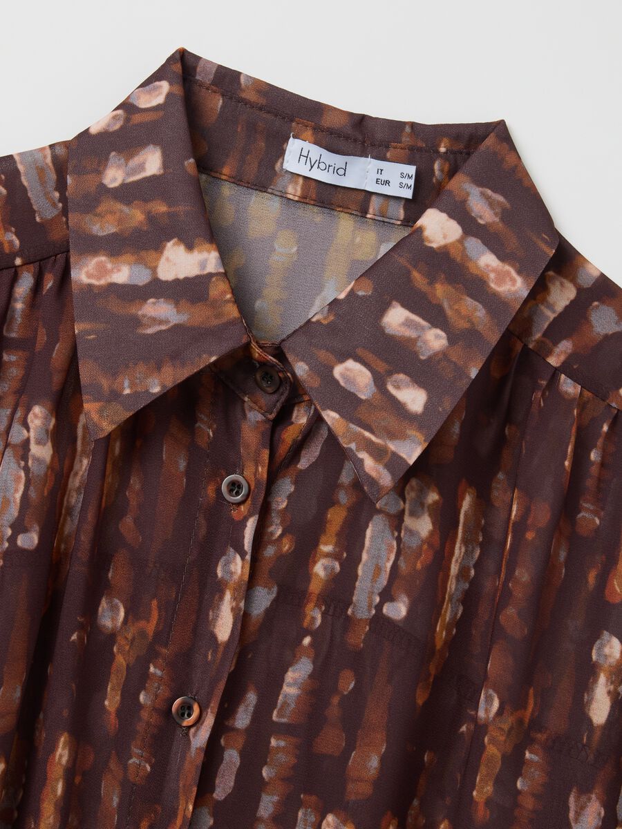 Multicoloured long sleeve jersey shirt with regular fit and pattern_1