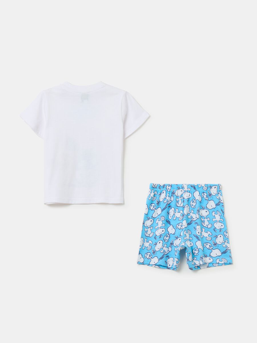 Cotton pyjamas with Snoopy print_1