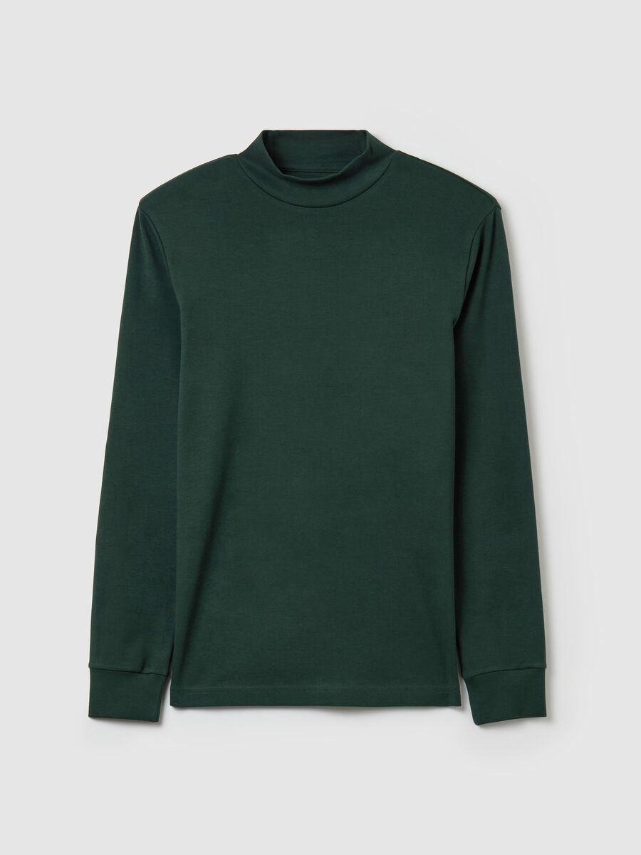 T-shirt a maniche lunghe in cotone interlock_4