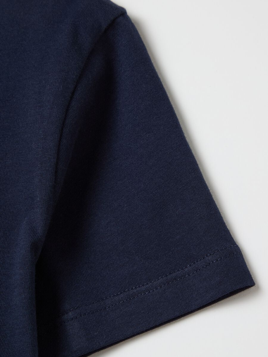 Solid colour T-shirt in organic cotton_3