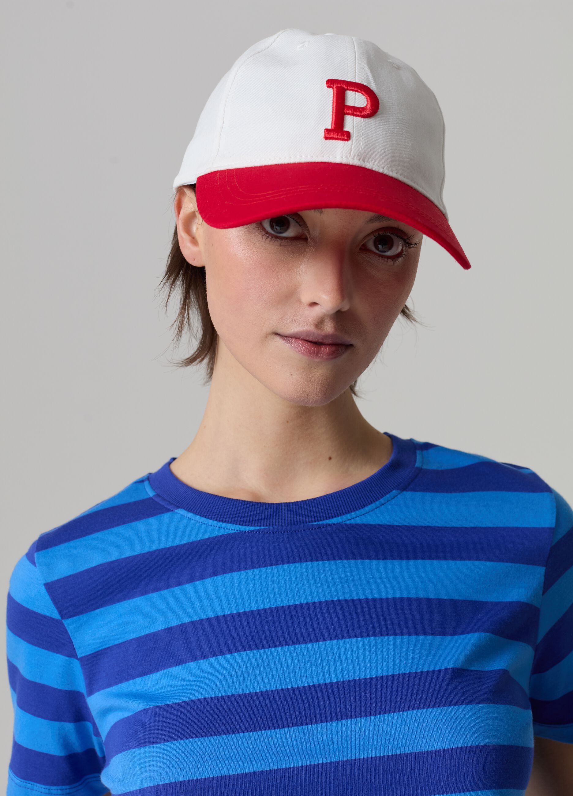 T-shirt in cotone a righe