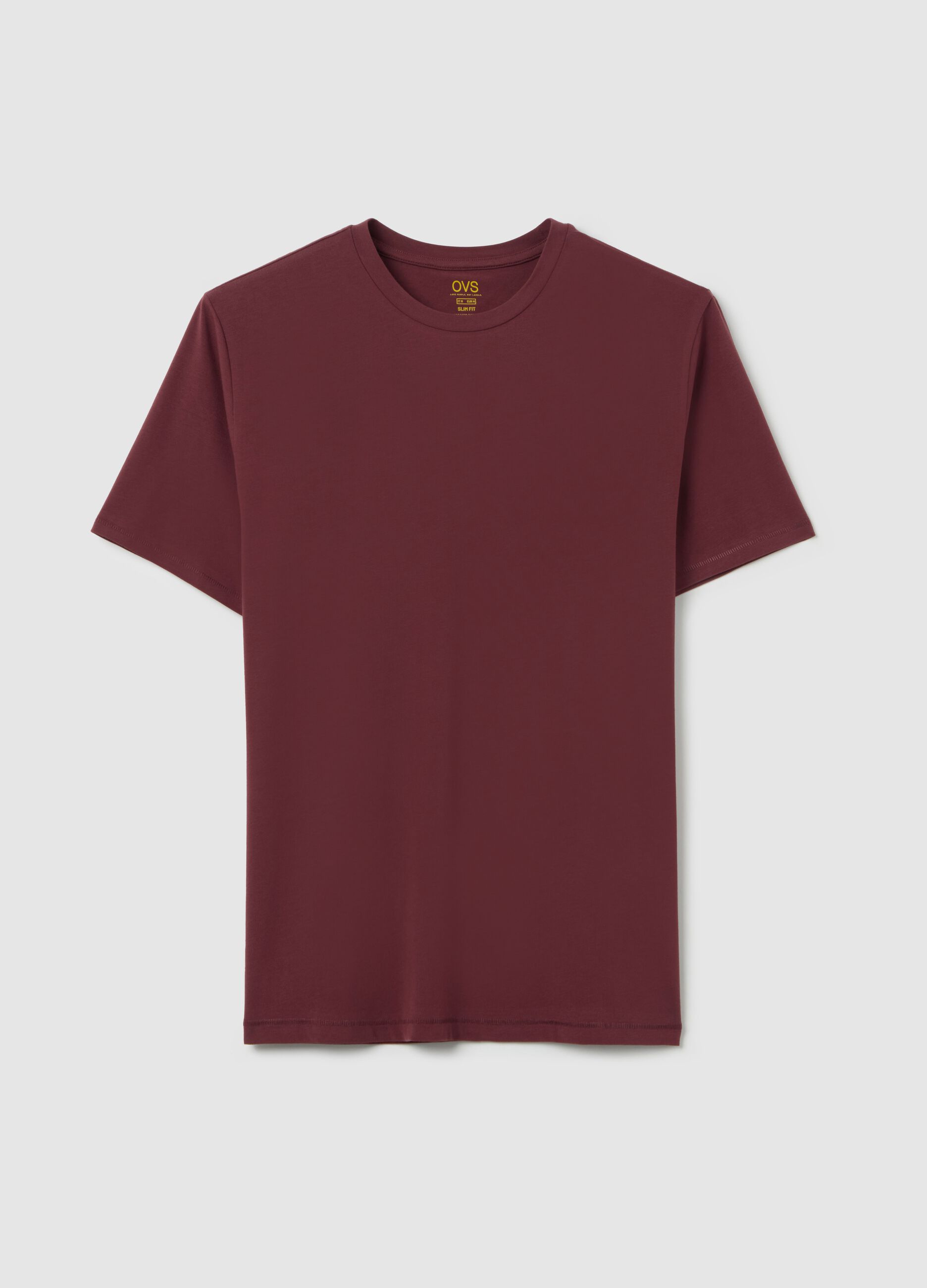 Slim-fit T-shirt in organic cotton