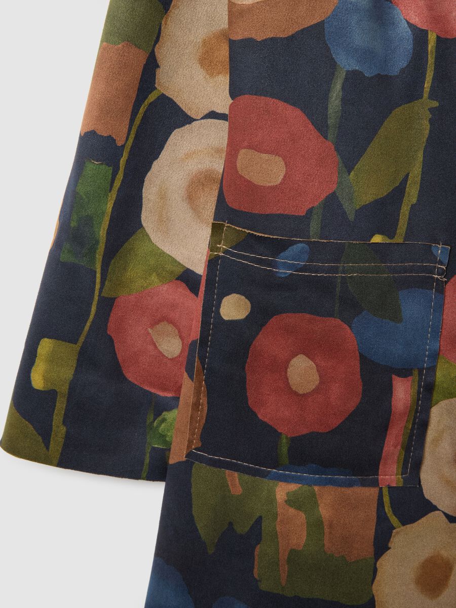 Blazer multicolor regular fit con fiori_5