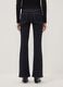 Blue flared stretch-cotton jeans_3