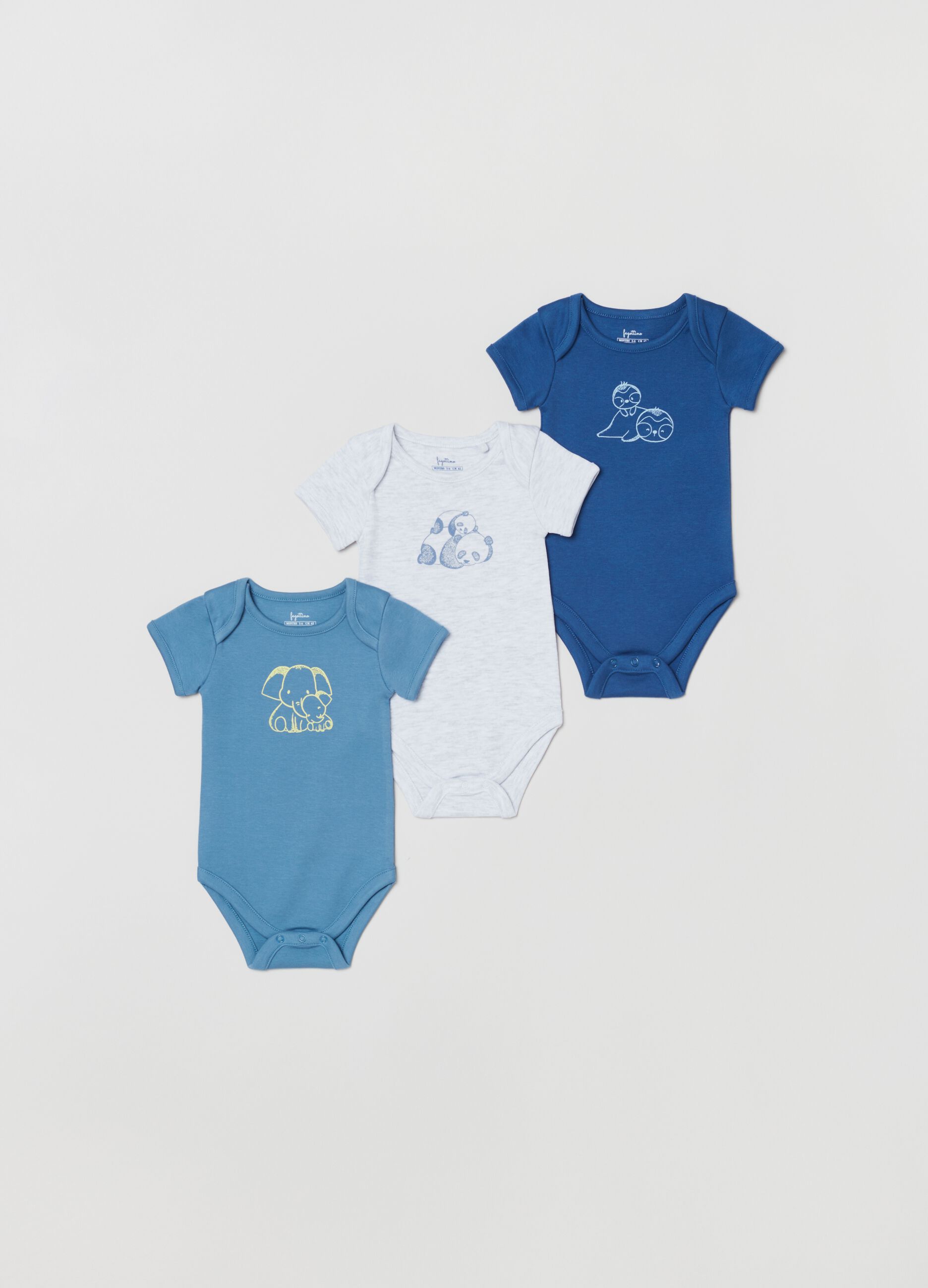 Tripack body girocollo con stampa_0